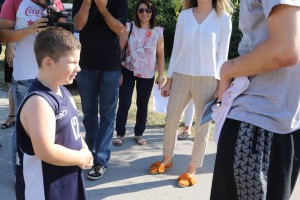 Otvaranje košarkaškog terena "Nikola Kalinić"