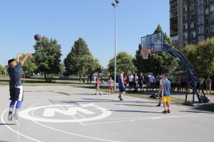 Otvaranje košarkaškog terena "Nikola Kalinić"