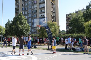 Otvaranje košarkaškog terena "Nikola Kalinić"