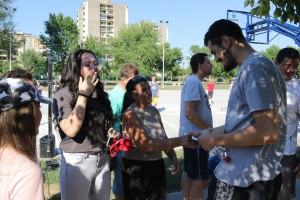 Otvaranje košarkaškog terena "Nikola Kalinić"