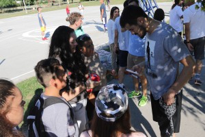 Otvaranje košarkaškog terena "Nikola Kalinić"