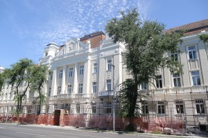 Radovi na fasadi škole