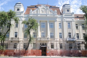 Radovi na fasadi škole