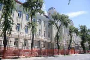 Radovi na fasadi škole