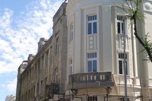 Radovi na fasadi škole