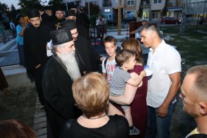 Osveštavanje temelja pravoslavog hrama na Prozivci