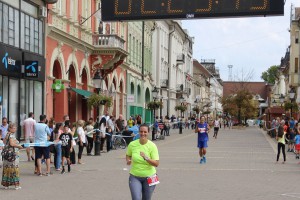 Subotički polumaraton - ulazak na cilj (21 km)