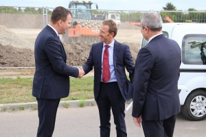 Polaganje kamen temeljca za izgradnju fabrike "Caminada"