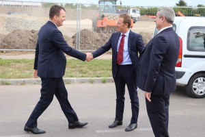 Polaganje kamen temeljca za izgradnju fabrike "Caminada"