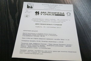 Najava Dana pešačenja