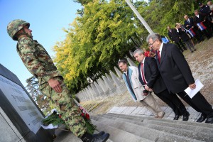 Polaganje venaca u Spomen parku na Pravoslavnom groblju u Dudovoj šumi povodom Dana pobede nad fašizmom