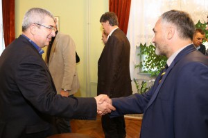 Predstavnici Olimpijskog komiteta  na prijemu kod gradonačelnika