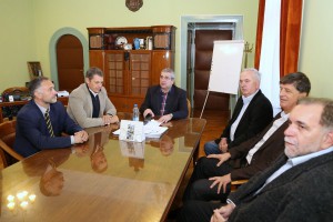 Predstavnici Olimpijskog komiteta  na prijemu kod gradonačelnika