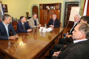 Predstavnici Olimpijskog komiteta  na prijemu kod gradonačelnika