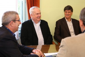 Predstavnici Olimpijskog komiteta  na prijemu kod gradonačelnika