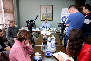 Konferencija za medije Saveza samostalnih sindikata Subotice