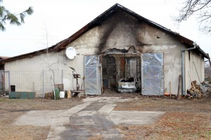 Požar u dvorištu porodičnog gazdinstva Šimona Ostrogonca