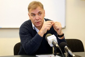 Konferencija Saveza samostalnih radnika Subotice povodom isplata  zarada radnika fabrike "29. novembar"