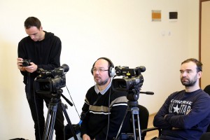 Konferencija Saveza samostalnih radnika Subotice povodom isplata  zarada radnika fabrike "29. novembar"