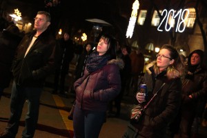 Doček Nove godine na Gradskom trgu uz Đorđa Davida i Milana Topalovića Topalka (#NG2018)