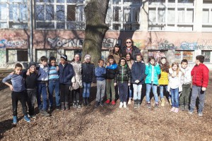 Poseta etno grupe "Balkanika" i Danice Krstić povodom snimanja spota za Beoviziju