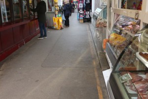 Tezge i radni prostor prodavaca i zakupaca