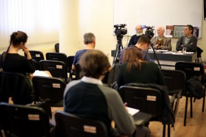 Konferencija povodom postavljanja spomenika Kralju Aleksandru I Karađorđeviću i Vojvodi Živojinu Mišiću u parku Mini Jugoslavije