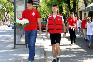 Polaganje venaca povodom Svetskog dana Crvenog krsta