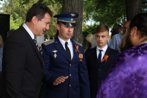 Polaganje venaca u Spomen parku povodom Dana pobede nad fašizmom