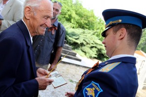 Polaganje venaca u Spomen parku povodom Dana pobede nad fašizmom