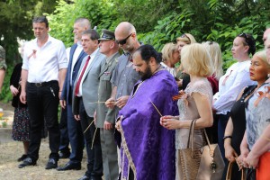Polaganje venaca u Spomen parku povodom Dana pobede nad fašizmom