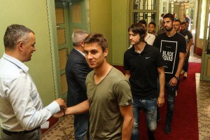 Prijem za igrače, stručni štab i rukovodstvo FK "Spartak Ždrepčeva krv"