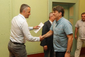 Prijem za igrače, stručni štab i rukovodstvo FK "Spartak Ždrepčeva krv"