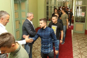 Prijem za igrače, stručni štab i rukovodstvo FK "Spartak Ždrepčeva krv"