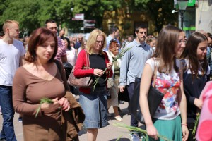 Obeležavanje slave Svetovaznesenskog hrama - litija kroz grad