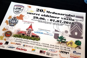 Najava jubilarnog 20. međunarodnog susreta starih motornih vozila