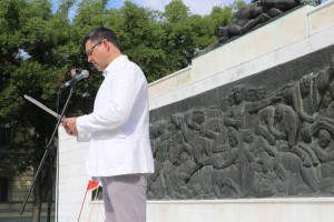 Polaganje venaca povodom Dana borca