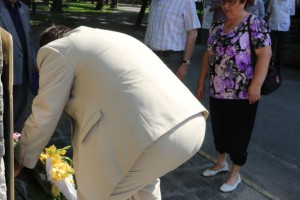 Polaganje venaca povodom Dana borca