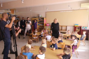 Ministarka Slavica Đukić Dejanović u poseti Predškolskoj ustanovi "Naša radost"