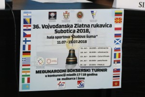 Najava 36. "Vojvođanske zlatne rukavice"