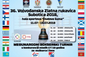 Najava 36. "Vojvođanske zlatne rukavice"