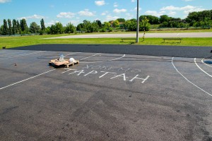 Postavljanje tartan podloge na sportski teren