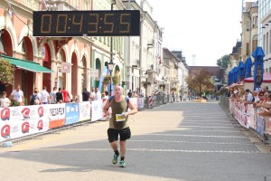 2. Subotički polumaraton - ulazak na cilj