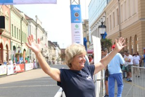 2. Subotički polumaraton - ulazak na cilj