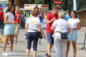 2. Subotički polumaraton - ulazak na cilj