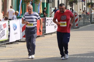 2. Subotički polumaraton - ulazak na cilj