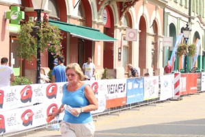2. Subotički polumaraton - ulazak na cilj