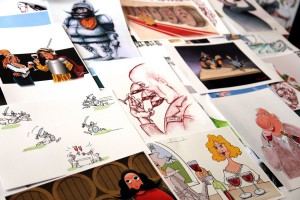 Zasedanje žirija u konkursu akcije "Dani savremene srpske karikature"