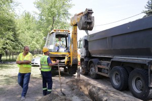 Obilazak radova na vodovodnoj mreži u Nosi i biciklističke staze na Paliću