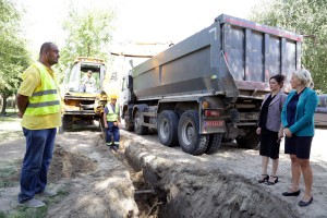 Obilazak radova na vodovodnoj mreži u Nosi i biciklističke staze na Paliću